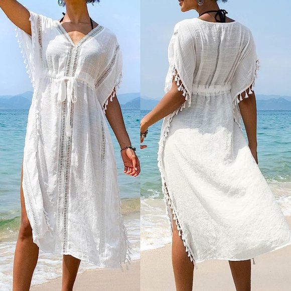 Cupshe Swim Cupshe Tassel Coverup Poshmark